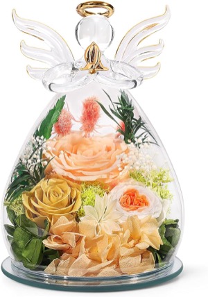 Preserved Rose in Glass Dome